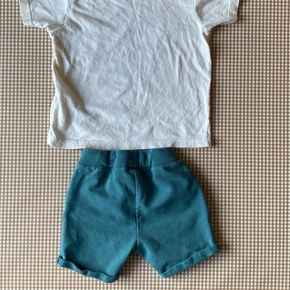 Texas Alphabet toddler t-shirt and shorts‎ set.12-18 Months